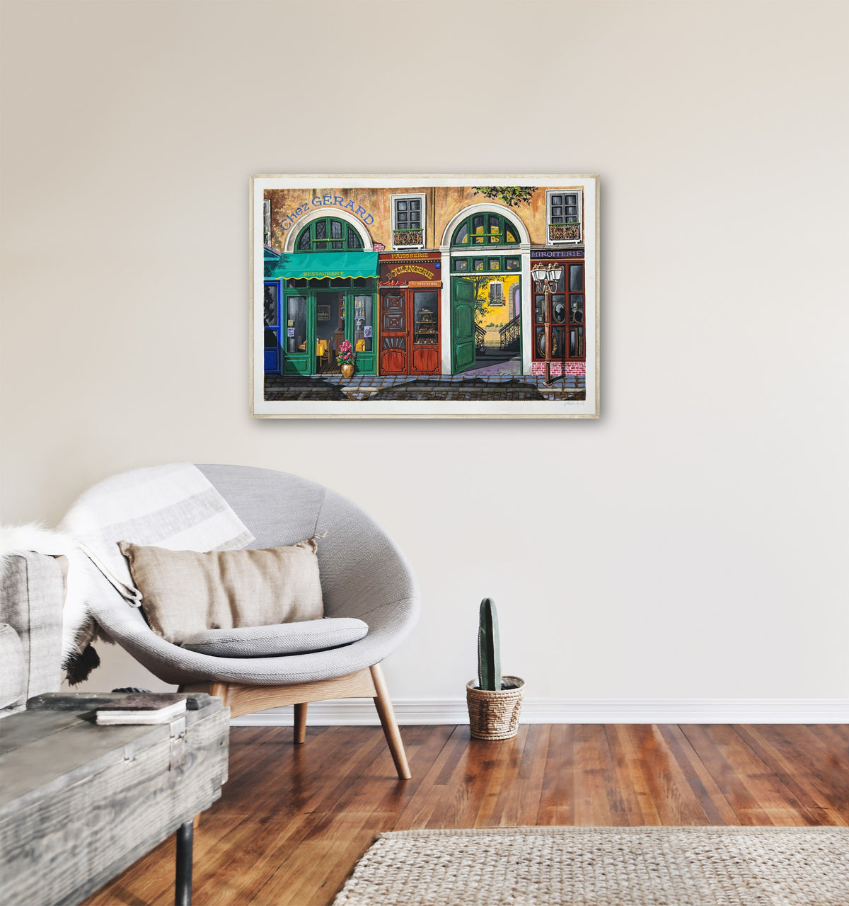 ארקדי אוסטריצקי חזית חנויות בפריז | הדמיה בעיצוב פנים, להמחשה בלבד | פירסט גלרי