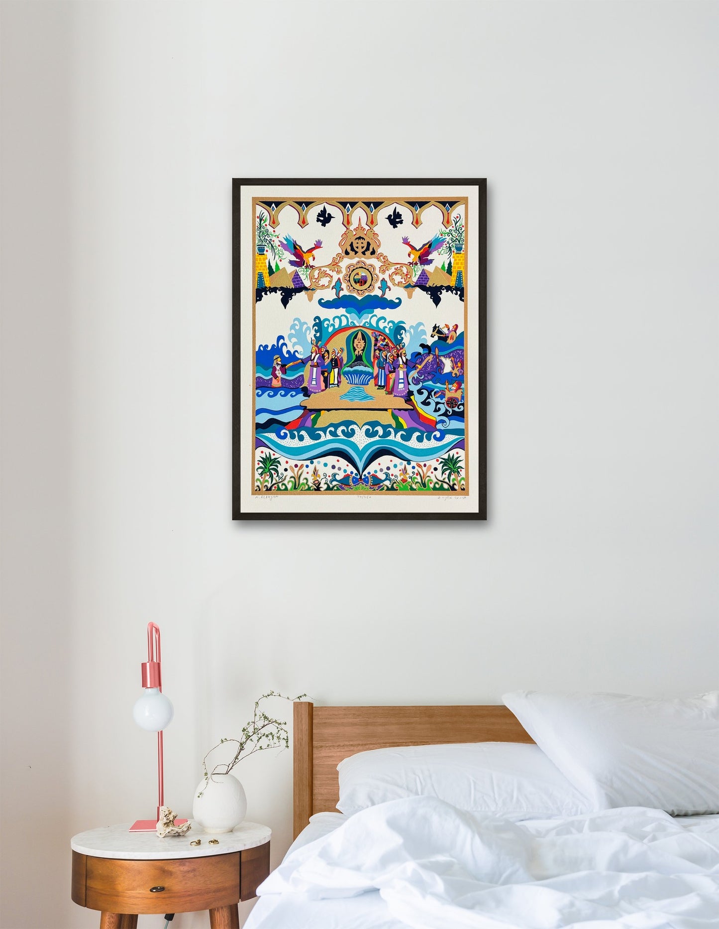 מיכאל אלקיים קריעת ים סוף | הדמיה בעיצוב פנים, להמחשה בלבד | פירסט גלרי